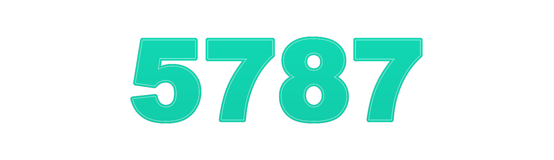 5787
